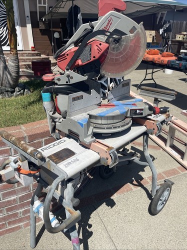 Miter saw and stand - saw, 12”